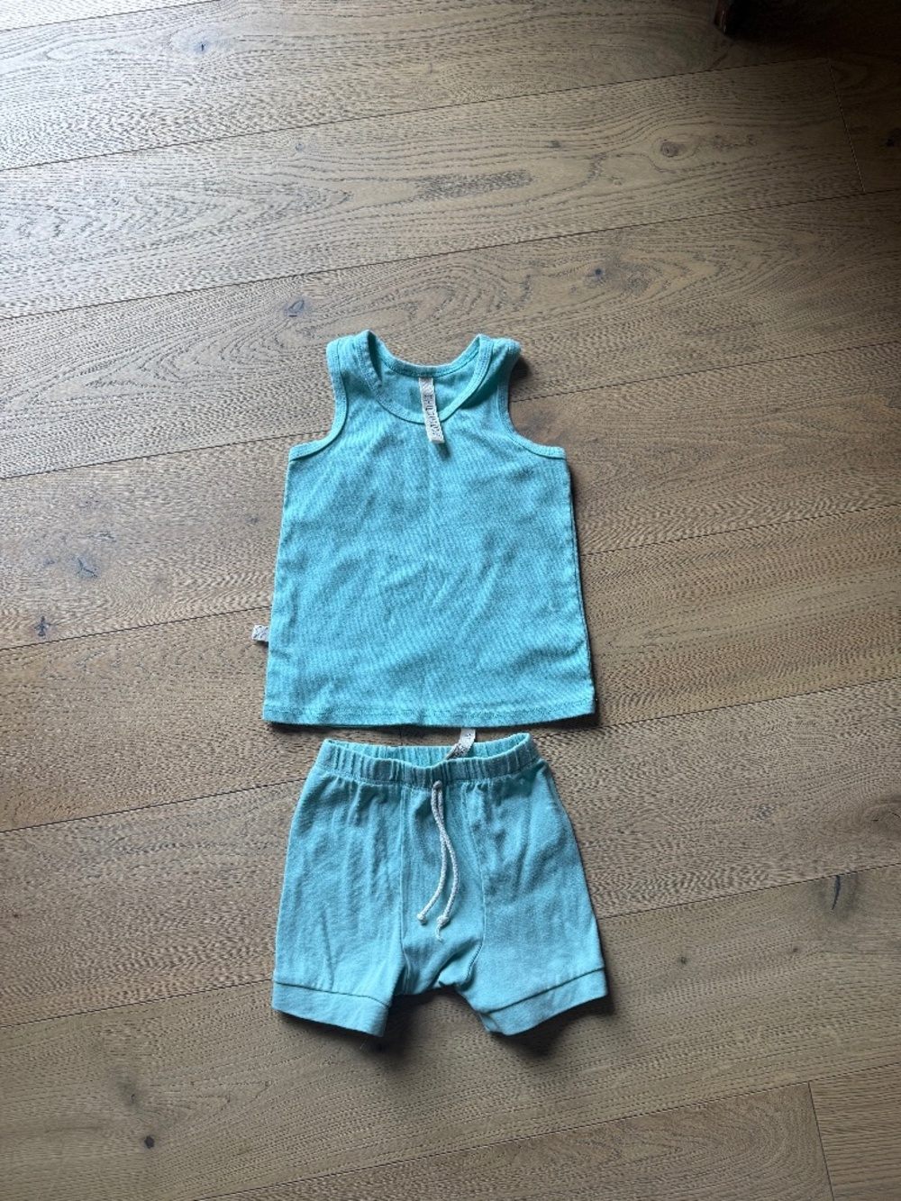 Childhoods Clothing Jogger Set Lot Toddler Size 3t Bundle Turquoise Top Shorts